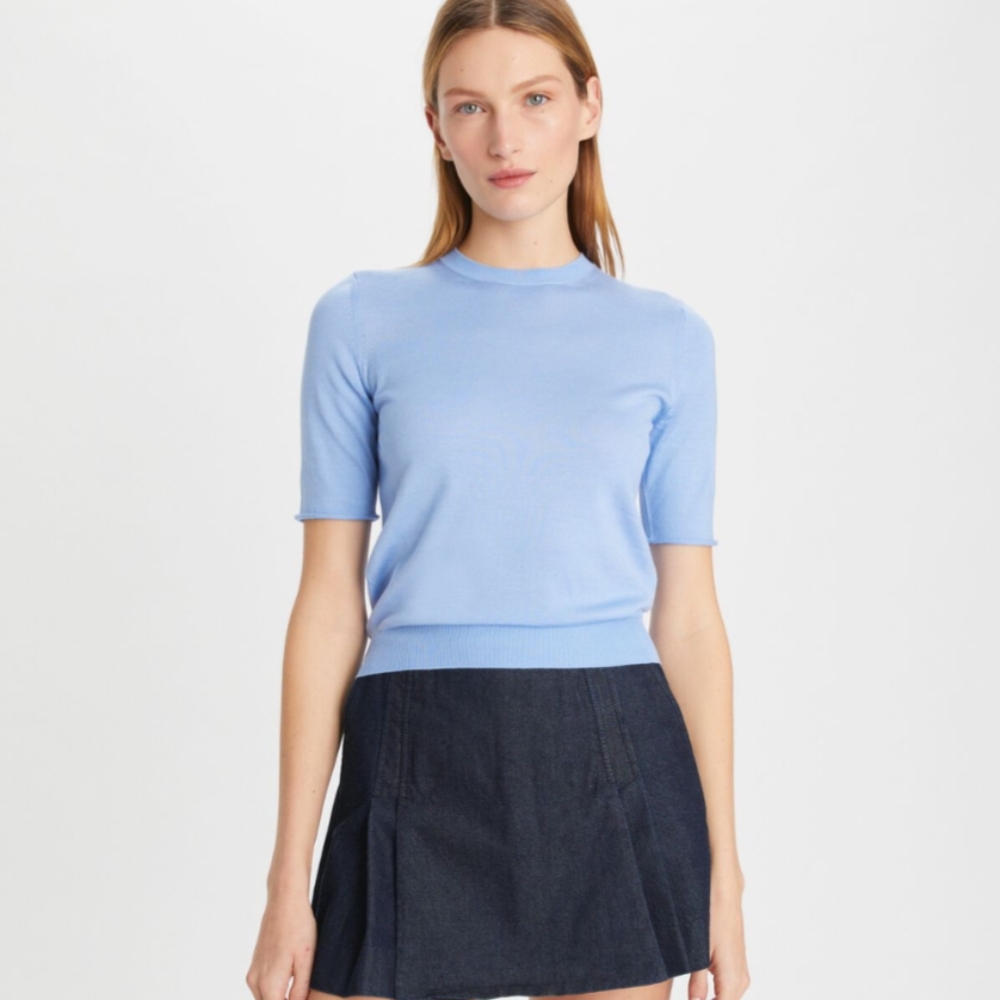Tory Burch women's small short sleeve crewneck